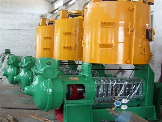 machines pour moulins à huile – expulseurs d'huile et machines d'extraction d'huile