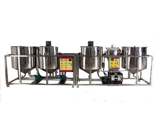 machines de raffinage d'huile de palme à petite échelle - machine rek