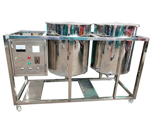 machine de traitement de l'huile de palmiste en cours d'exécution