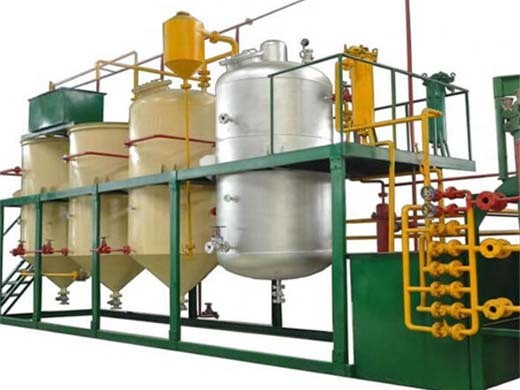 Équipement de raffinage d'huile de tournesol en chine avec système plc