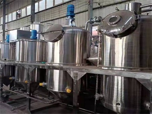 technologie des machines de raffinerie d'huile comestible | groupe myande