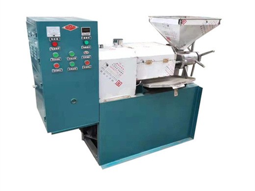 machine d'extraction automatique d'huile de graines de coton
