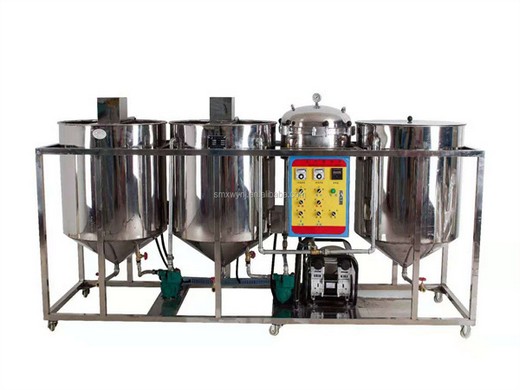 machine de raffinage d'huile de palme et d'huile de soja de côte d'ivoire