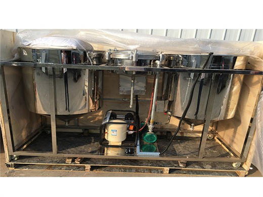 Équipement de machines d'extraction d'huile de germe de maïs
