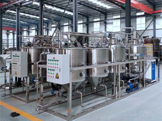 machine de raffinage d'huile de soja durable de la république démocratique du congo - végétale